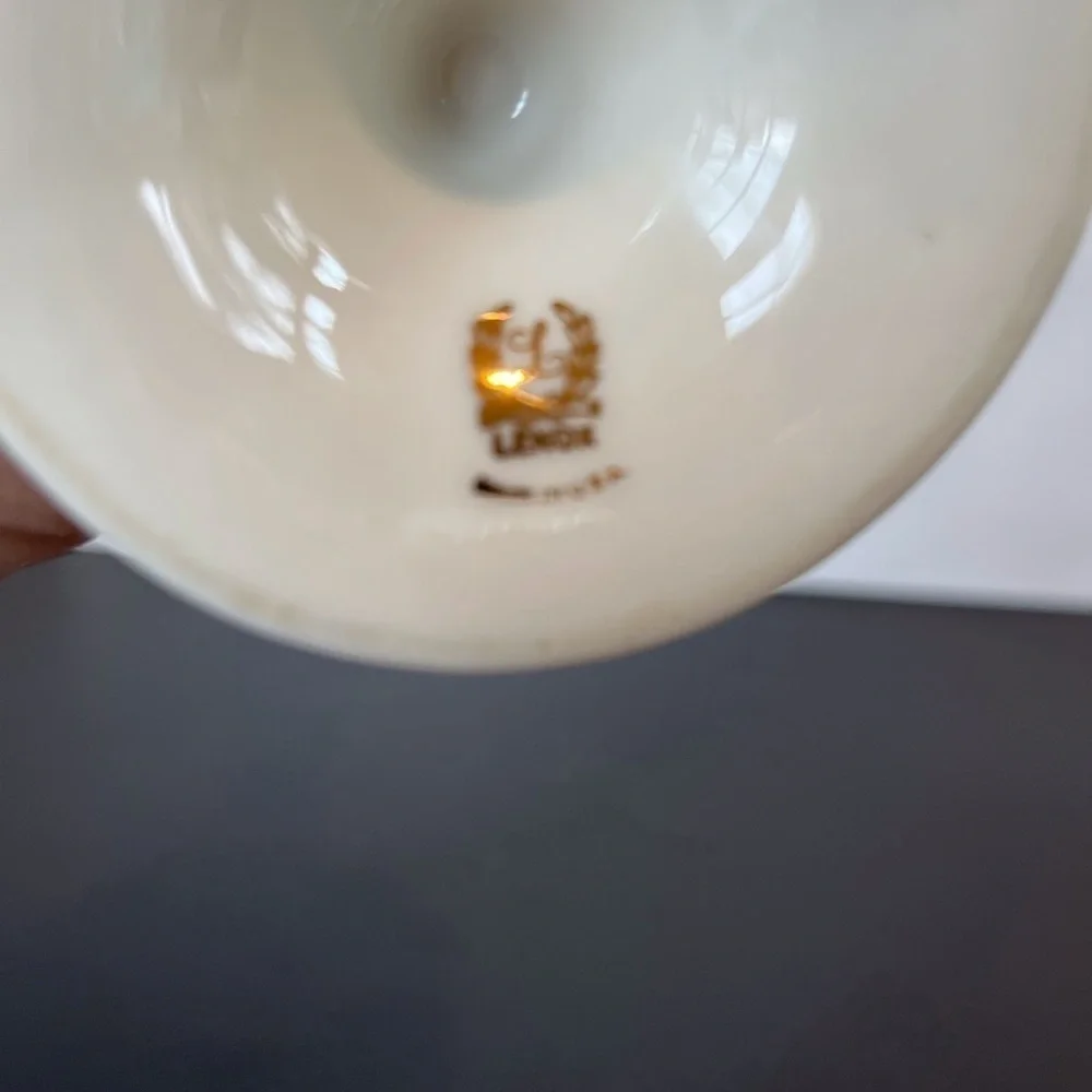 Lenox Ivory Bud Vase trimmed in Gold